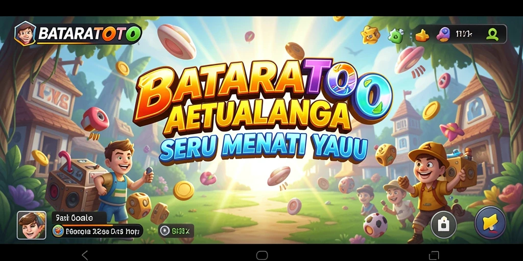 Tampilan gameplay menarik dari BATARATOTO dengan warna cerah dan tantangan seru.