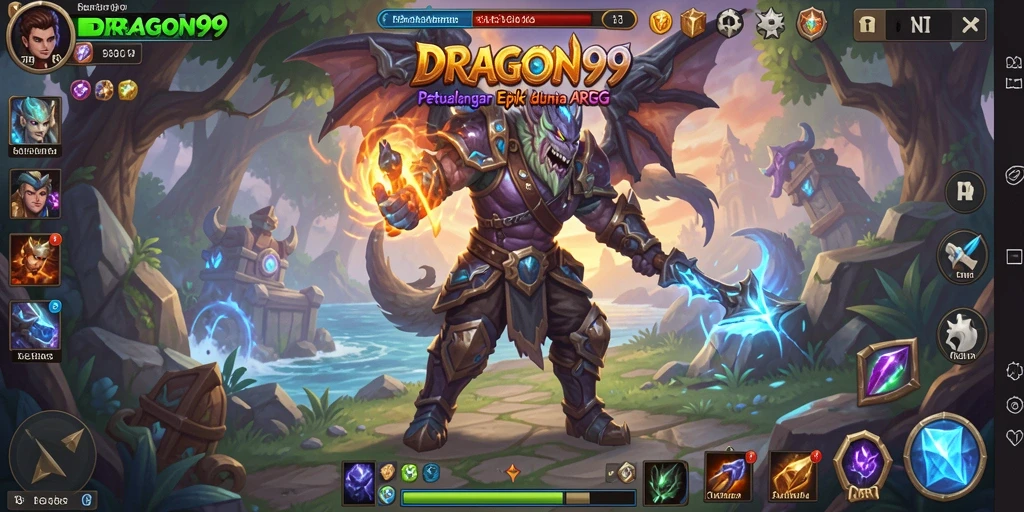 Gambaran menarik dari gameplay seru di DRAGON99.