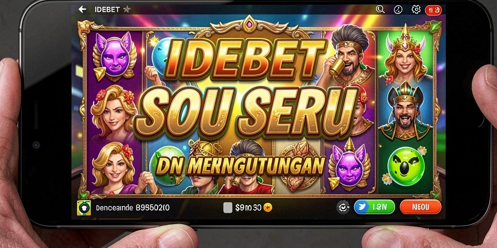 Tampilan gameplay seru IDEBET dengan grafis cemerlang dan efek suara menghibur.