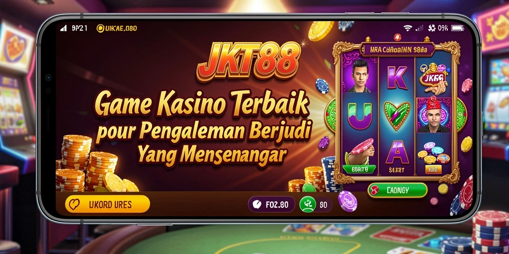 Tampilan gameplay menegangkan dari JKT88 di kasino virtual.