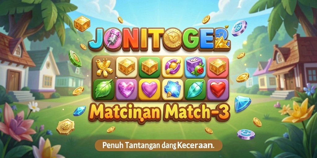 Tampilan gameplay JONITOGEL yang seru dan penuh warna.