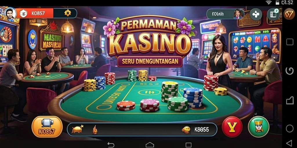 Tampilan gameplay KO857 yang mengasyikkan dan penuh warna.