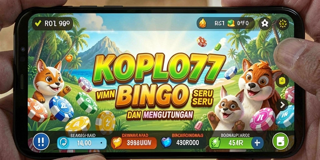 Tampilan gameplay KOPLO77 yang seru dan interaktif.