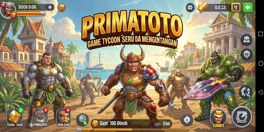 Tampilan gameplay PRIMATOTO yang menegangkan dan seru.