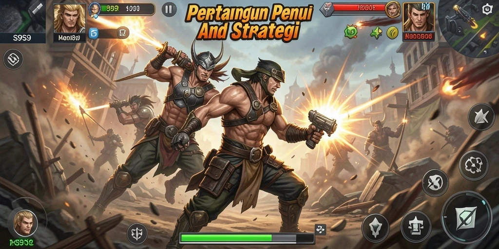 Gameplay mendebarkan dalam pertarungan S9S9.