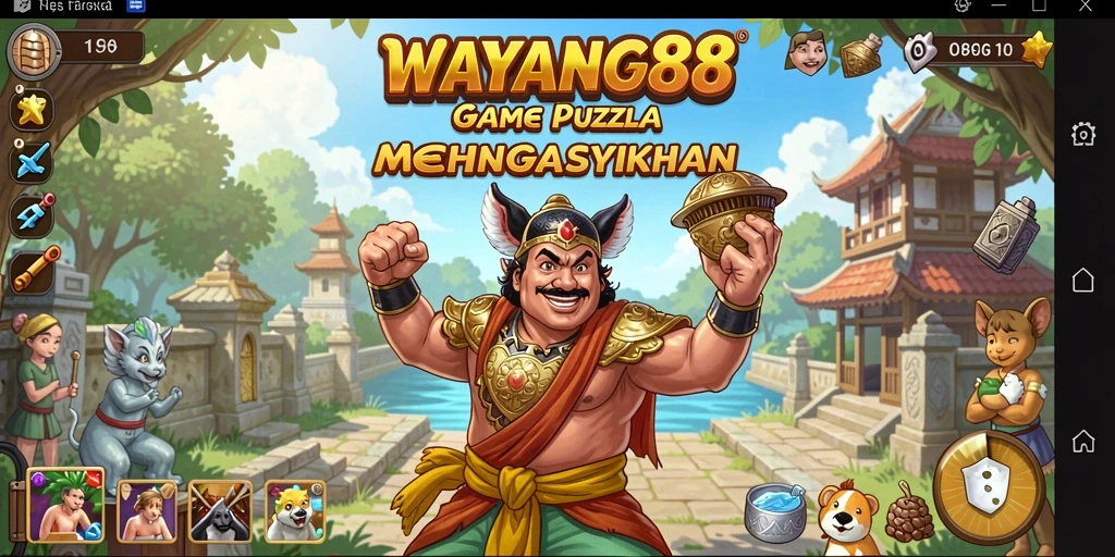 Tampilan gameplay WAYANG88 dengan teka-teki yang mendebarkan.