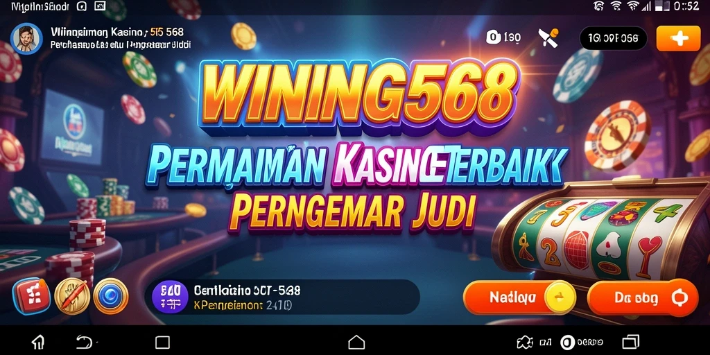 Screenshot permainan Kasino dengan grafis menarik dan interface yang user-friendly.
